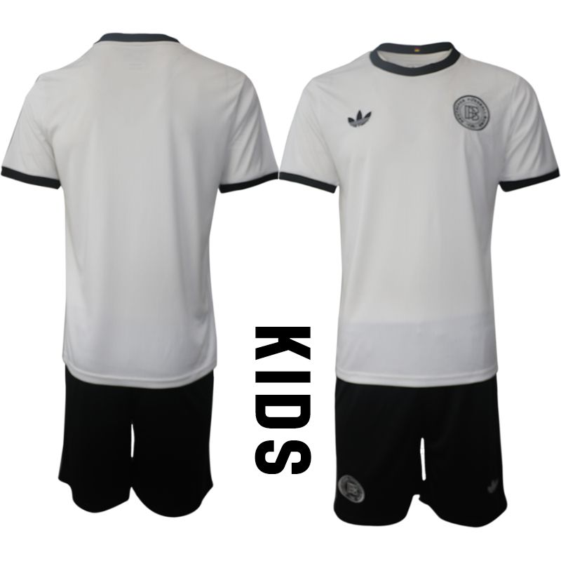 Youth 2025-2026 Season Germany home white Blank Soccer Jersey->youth soccer jersey->Youth Jersey